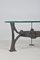 Brutalist Style Wrought Iron Coffee Table, 1970s 4