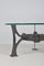 Brutalist Style Wrought Iron Coffee Table, 1970s, Image 4