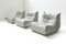 Vintage Togo Lounge Chairs in Original Grey Leather by Michel Ducaroy for Ligne Roset, 1987, Set of 3 29