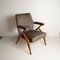 Armchairs with Wooden Structure & Velvet Upholstery by Antonio Gorgone, 1950s, Set of 3, Image 10