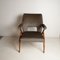 Armchairs with Wooden Structure & Velvet Upholstery by Antonio Gorgone, 1950s, Set of 3, Image 12