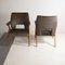 Armchairs with Wooden Structure & Velvet Upholstery by Antonio Gorgone, 1950s, Set of 3, Image 2