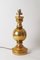 Lámpara de mesa Bubble grande de cerámica dorada, años 60, Imagen 7