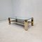 Gold-Plated Coffee Table from Belgo Chrom / Dewulf Selection, 1970s 9