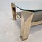 Gold-Plated Coffee Table from Belgo Chrom / Dewulf Selection, 1970s 12