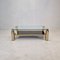 Gold-Plated Coffee Table from Belgo Chrom / Dewulf Selection, 1970s 3