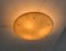 Mid-Century Minimalist Fiberglass Plafoniere Ceiling Lamp, 1960s, Image 4