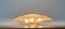 Mid-Century Minimalist Fiberglass Plafoniere Ceiling Lamp, 1960s, Image 13