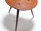 Tabourets Tripodes Mid-Century en Orme, Danemark, 1950s, Set de 2 6