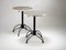 Hand Painted Geometric Bistro Tables with Metal Base, England, 1980s 1
