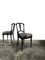 Set of Victorian Vintage Aesthetic Movement Ebonised Hall Chairs in Velvet Fabric by House of Hackney, Image 2