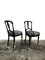 Chaises d'Entrée Victoriennes Vintage Aesthetic Movement Noircies en Tissu Velours par House of Hackney, Set de 2 4