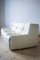 Vintage Kashima Sofa in White Leather by Michel Ducaroy for Ligne Roset, 1980s 3