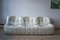 Vintage Kashima Sofa in White Leather by Michel Ducaroy for Ligne Roset, 1980s 1