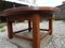 Large Brutalist Oak & Stone Inlay Coffee Table, 1970s 5