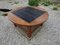 Large Brutalist Oak & Stone Inlay Coffee Table, 1970s, Image 8