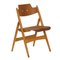 Wooden Folding Chair by Egon Eiermann for Wilde + Spieth, 1960s, Image 1