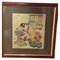 Totoya Hokkei, Figure giapponesi, 1800, Xilografia originale, Incorniciato, Immagine 1