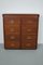 German Oak Filing Cabinet with Folding Doors from F. Soennecken, 1920s 10