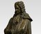 Gekreidete Bronzefiguren, 19. Jh. von Dopmeier, 2er Set 10