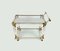 Italian Serving Bar Cart in Acrylic and Brass, 1970s 8