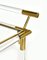 Italian Serving Bar Cart in Acrylic and Brass, 1970s, Image 11