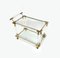 Italian Serving Bar Cart in Acrylic and Brass, 1970s, Image 3