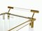 Italian Serving Bar Cart in Acrylic and Brass, 1970s, Image 10