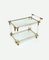 Italian Serving Bar Cart in Acrylic and Brass, 1970s 7