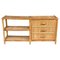 Italienisches Mid-Century Sideboard aus Bambus & Rattan, 1970er 1