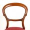 Victorian Walnut Dining Chairs with Balloon Back 1860, Set of 2 4
