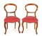 Victorian Walnut Dining Chairs with Balloon Back 1860, Set of 2 1