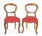 Victorian Walnut Dining Chairs with Balloon Back 1860, Set of 2, Image 1