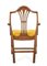 Hepplewhite 6 Dining Chairs and 2 Armchairs in Mahogany, 1890s, Set of 8 14