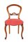 Victorian Balloon Back Dining Chairs in Walnut, Set of 6, Image 2