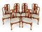 Queen Anne Style Dining Chairs in Elm Wood, 1920s, Set of 10 1