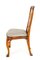 Queen Anne Style Dining Chairs in Elm Wood, 1920s, Set of 10, Image 4