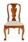 Queen Anne Style Dining Chairs in Elm Wood, 1920s, Set of 10 2