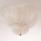 Vintage Italian Ceiling Light with Decorated Leaves in Murano Glass, 1980s, Image 7