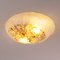 Lámpara de techo vintage de cristal de Murano, años 80, Imagen 6