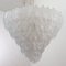 Lámpara de araña italiana grande de cristal de Murano, años 90, Imagen 10