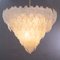 Lámpara de araña italiana grande de cristal de Murano, años 90, Imagen 5