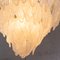 Lámpara de araña italiana grande de cristal de Murano, años 90, Imagen 6