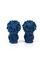 Rimini Blue Lions by Aldo Londi for Bitossi, Italy, Set of 2 1