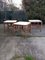 Vintage Brown Bamboo Table 1