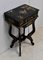 Small Napoleon III Side Table with Blackened and Asian Decorations 2
