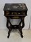 Small Napoleon III Side Table with Blackened and Asian Decorations 1