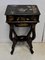 Small Napoleon III Side Table with Blackened and Asian Decorations, Image 1