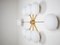 Stella Evening Polished Ceiling Lamp in Brass and Opaline Glass by Design for Macha 2