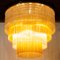 Large Italian Ceiling Light with Glass Rods and Pearl, 1980s, Image 2